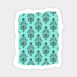 Haunted Mansion Wallpaper Turquoise Sticker